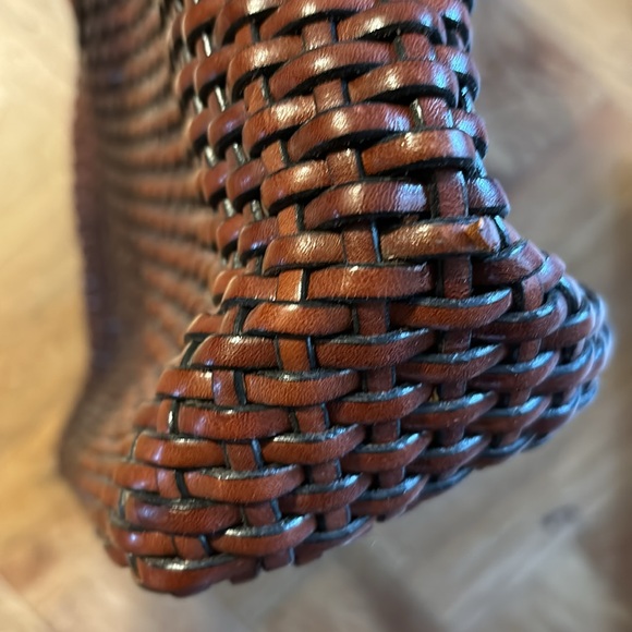 Talbots Woven Leather Purse - Picture 8 of 12